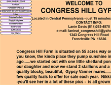 Tablet Screenshot of congresshill.com